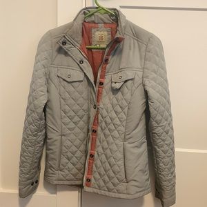 Quilted gray Royal Robbins jacket